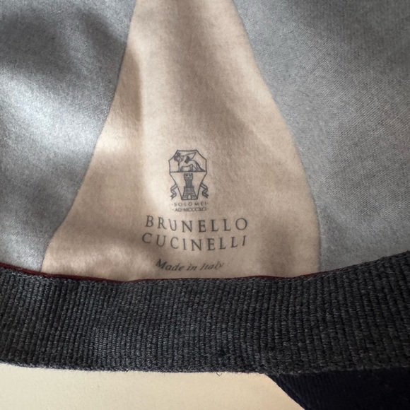 Brunello Cucinelli Dark Blue Baseball Cap - Picture 5 of 6